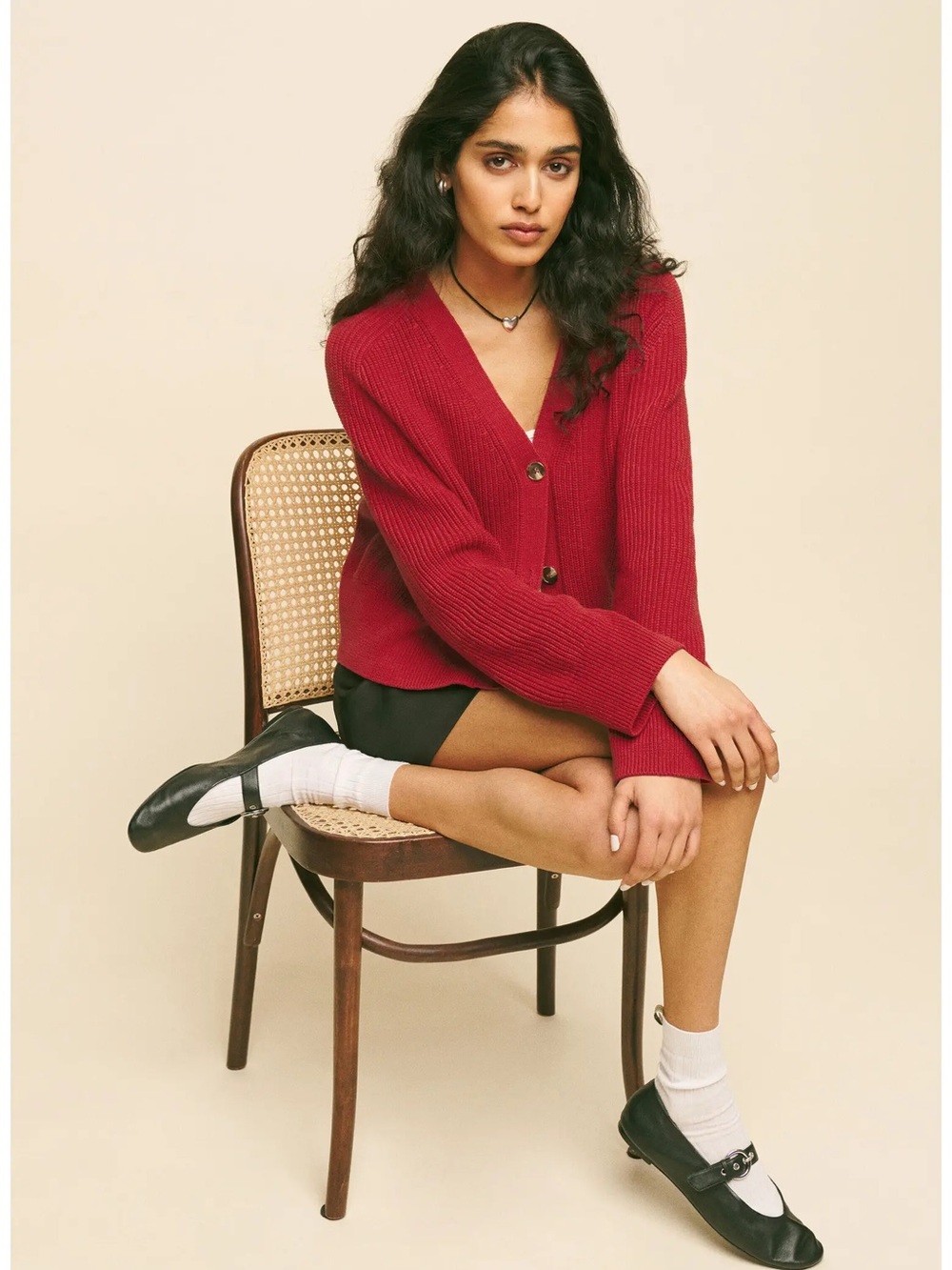 Reformation Jessa Organic Cotton Cardigan